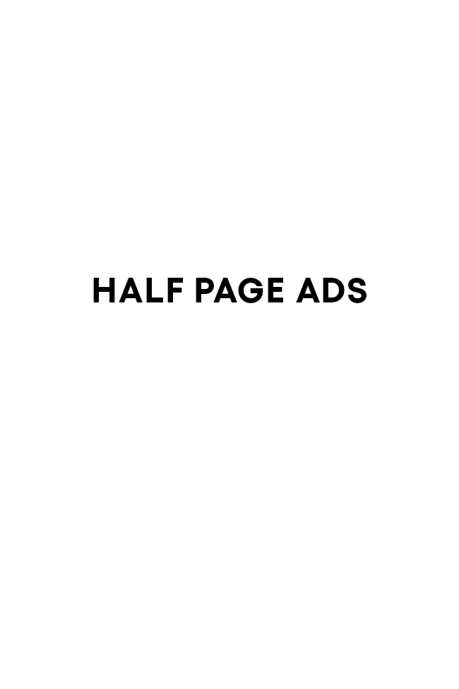 half page ad