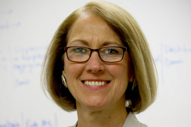 A headshot of VP and Director of the Center for Home Care Policy & Research, Dr. Kathryn “Kathy” Bowles